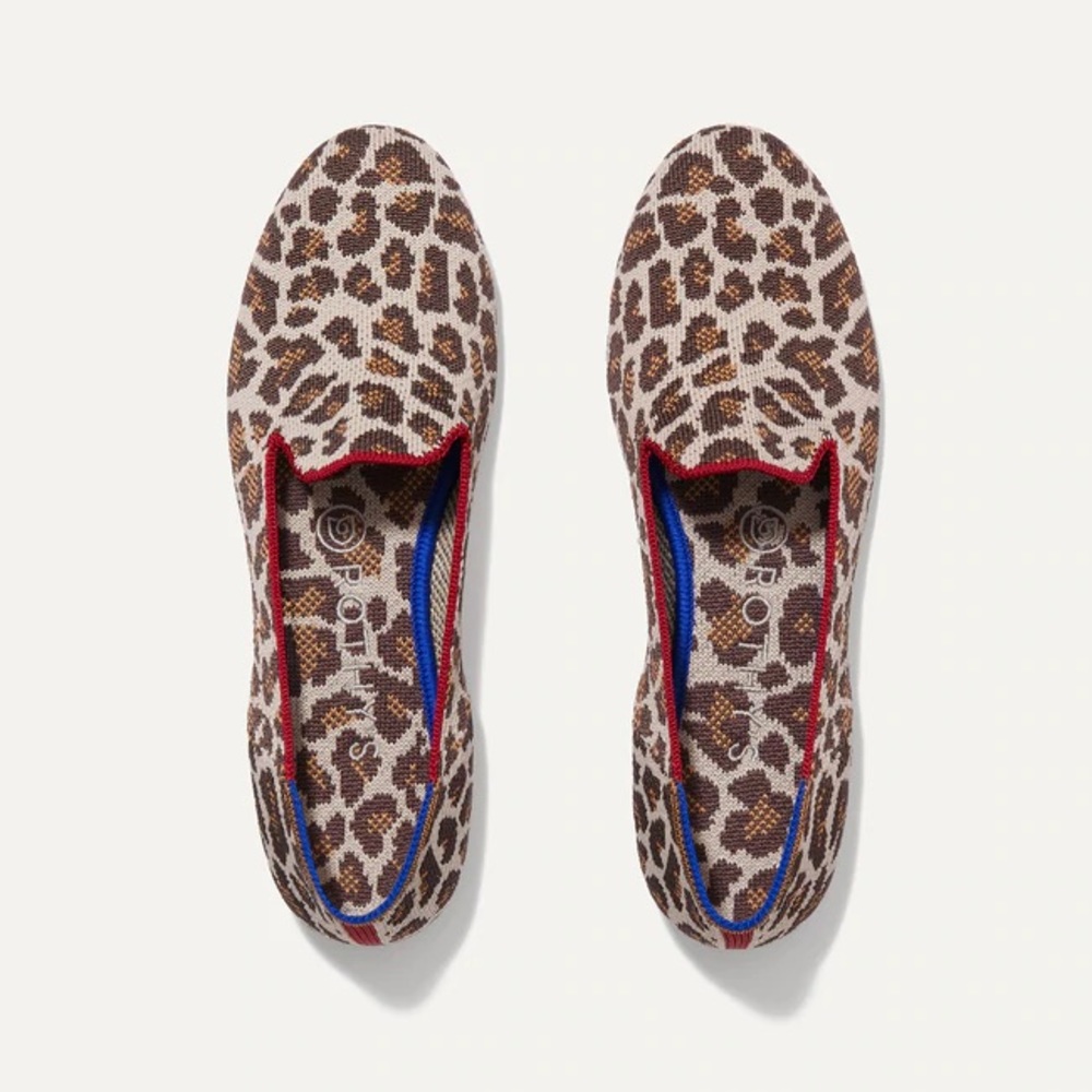 Rothy’s Leopard Print Loafer. Size 7